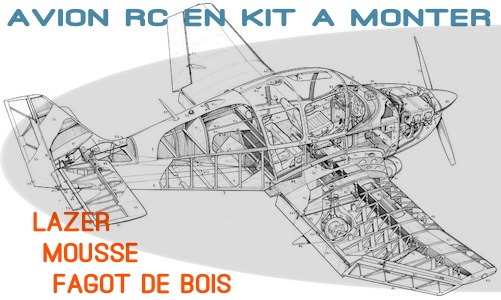 Avion rc électrique complet