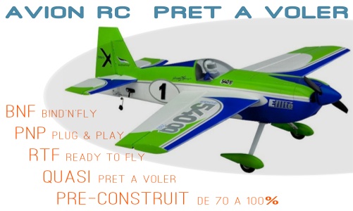 Prêts à voler  Avec radio - Avions électriques - Avion