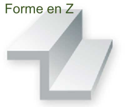 Plastique Profilés en Z