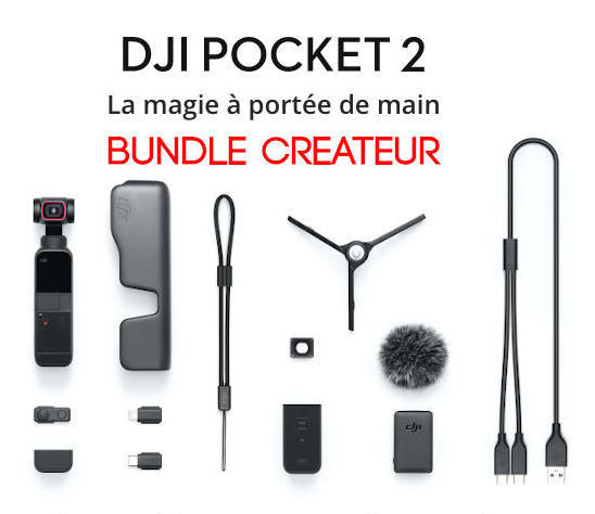 DJI POCKET 2 bundle createur