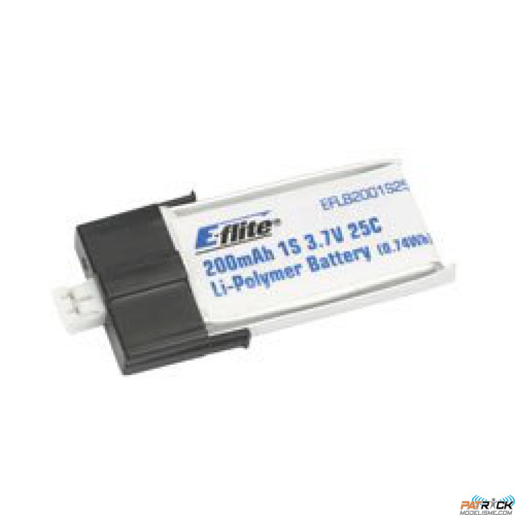 E-flite 150mAh 1S 3.7V 45C LiPo Battery 3Pcs EFLB1501S45