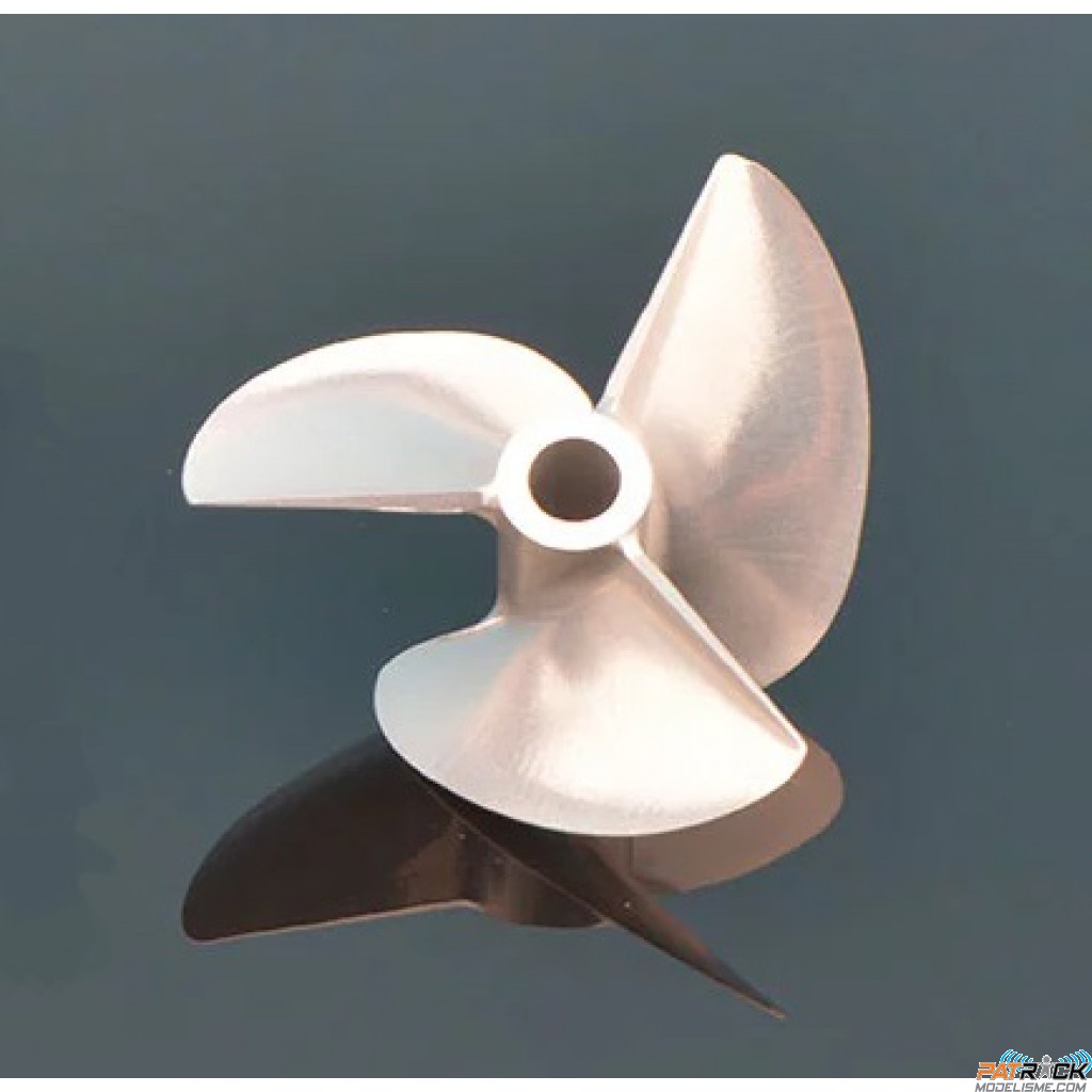 Hélice de vitesse 3 pales en aluminium 40mm / axe 4.76mm Thunder tiger Pièces détachées Bateau