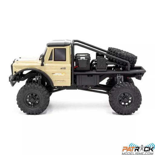 Hobbytech CRX18 Flat Cage 4WD Sable 1/18e Prête à rouler