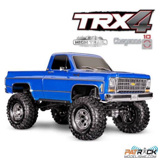 Traxxas TRX-4 Chevrolet K10 Cheyenne 1979 Bleu métallisé 1/10e SUR-COMMANDE