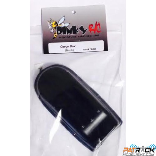 Coffre de toit noir Cargo Box Dinky RC POUR 1/10