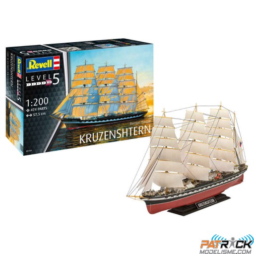 1/200e Revell 4 Mâts barque russe KRUZENSHTERN