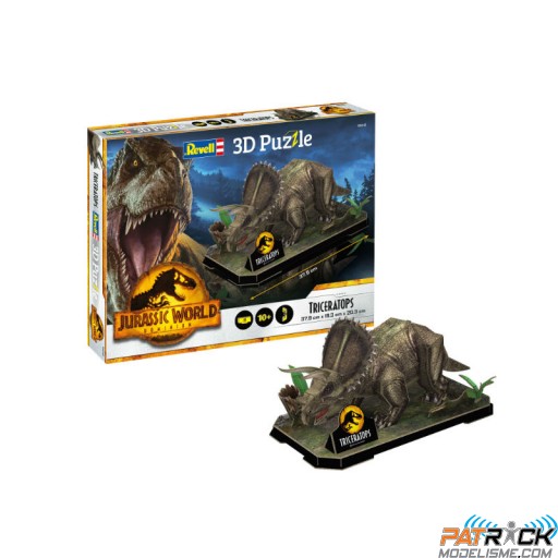 Revell Puzzle 3D Jurassic World Dominion - Triceratops