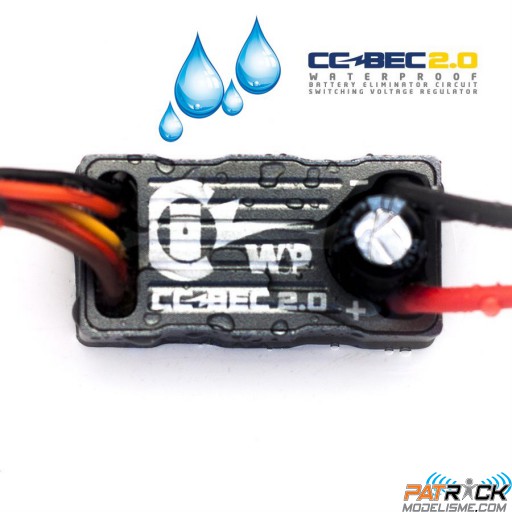 Castle Creations CC BEC 2.0 étanche 15A - 4.8/12V - 2-14S