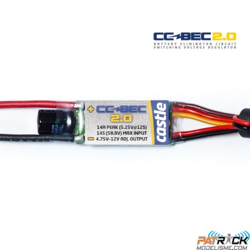 Castle Creations CC BEC 2.0 14A - 4.75/12V - 2-14S