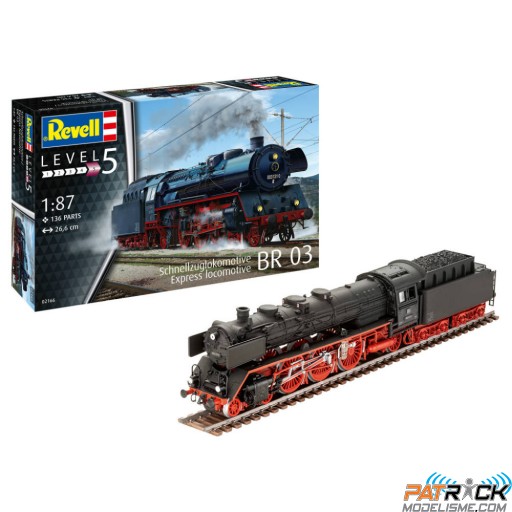 1/87e Revell Locomotive pour trains rapides BR03