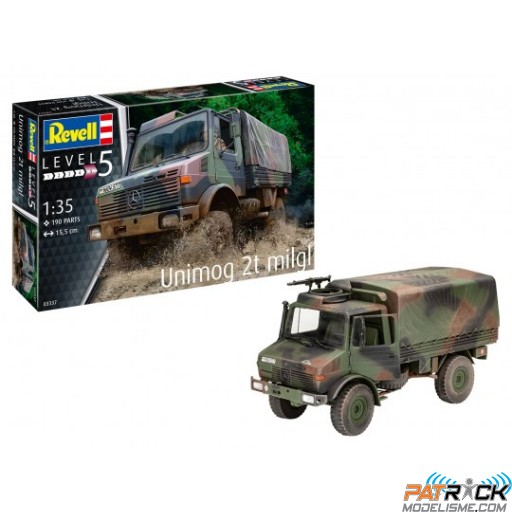 1/35e Revell Unimog 2T milgl 