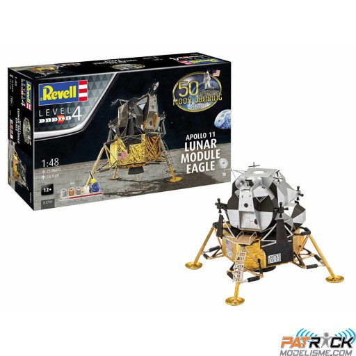 1/48e Revell Apollo 11 Lunar Module Eagle + accessoires