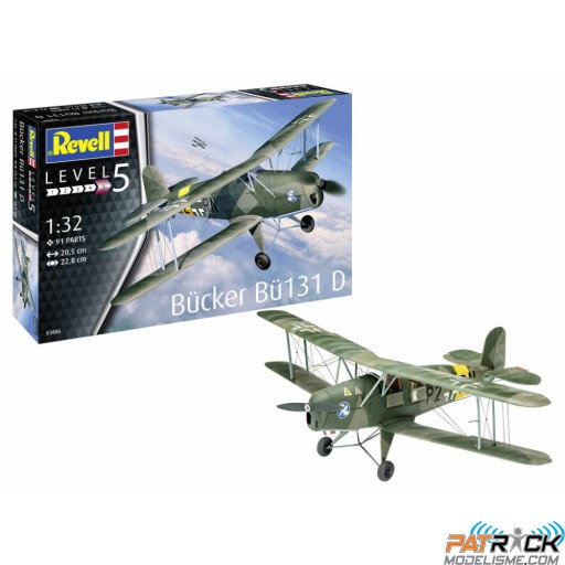 1/32e Revell Bücker Bü-131 Jungmann