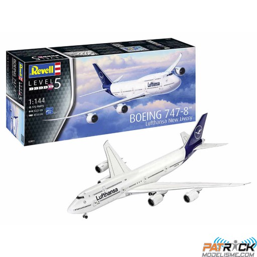 1/144e Revell Boeing 747-8 Lufthansa "New Livery"