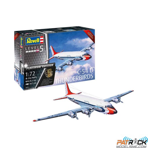 1/72e Revell C-54D Thunderbirds Platinum Edition