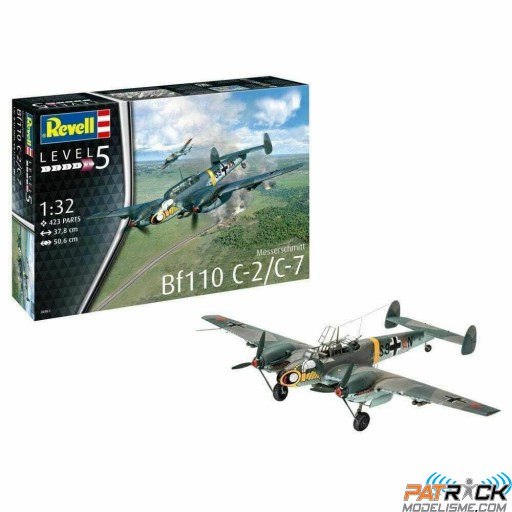 1/32e Revell Messerschmitt Bf110 C-7