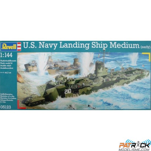 1/144e Revell US Navy Landing Ship Medium (early)