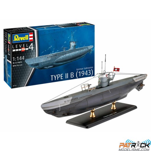 1/144e Revell German Submarine Type IIB (1943)
