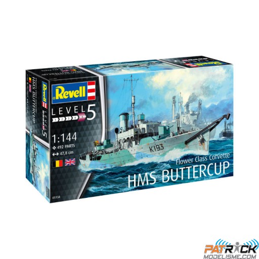 1/144e Revell Flower Class Corvette HMS BUTTER