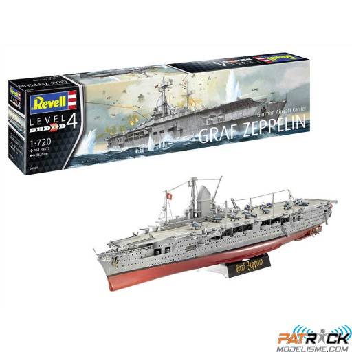 1/720e Revell Porte-avions Allemand GRAF ZEPPELIN