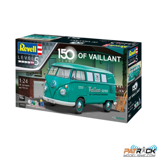1/24e Revell Coffret Cadeau VW T1 Bus 150 an de Vaillant