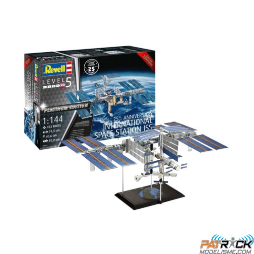 1/144e Revell Coffret Cadeau International Space Station "ISS" 25ème anniversaire "Platinum Edition"