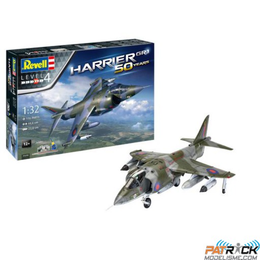1/32e Revell Harrier GR.1 "50 ans"