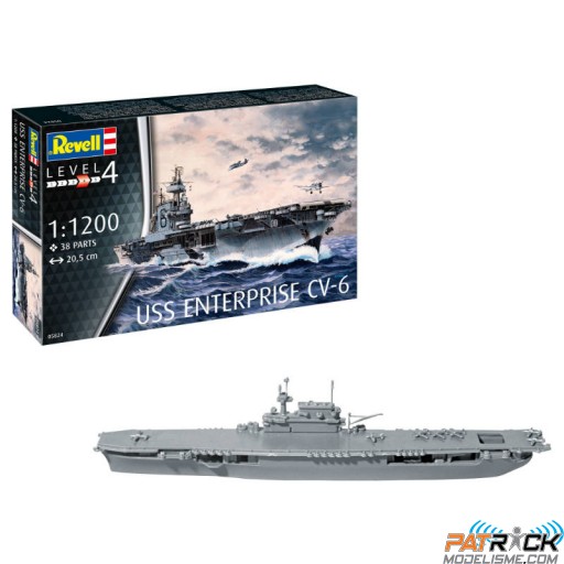 1/1200e Revell USS Enterprise CV-6