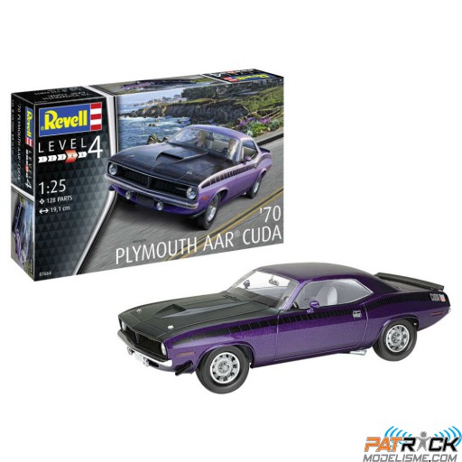 1/25e Revell 1970 Plymouth AAR Cuda