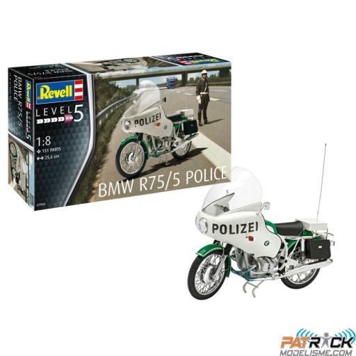 1/8e Revell BMW R75/5 Police
