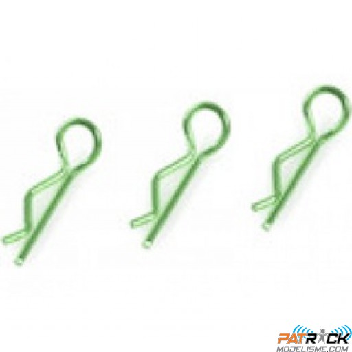 CLIPS CARROSSERIE 1/10 VERT