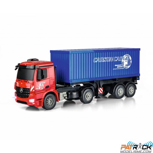 Carson Mercedes-Benz AROCS avec container RTR 1/20