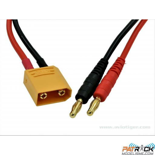 Cordon de charge XT90 30cm 14AWG