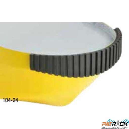 Liston caoutchouc 300x10mm épaisseur 8.5mm
