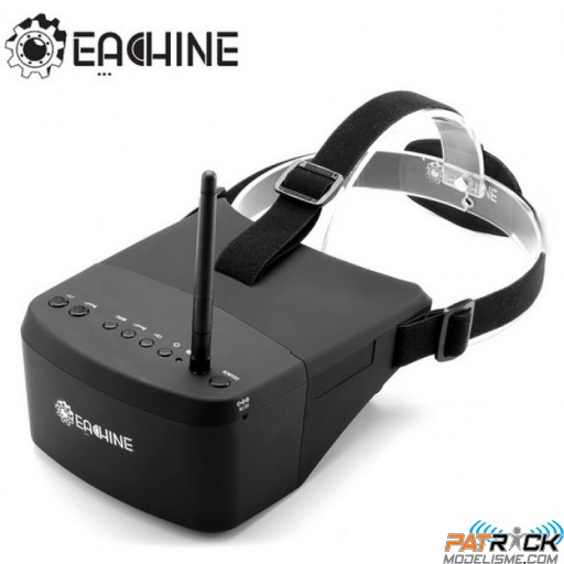 Lunettes Eachine EV800 5" 800x480 FPV 5.8Ghz Raceband 40CH Auto-Search + Batterie