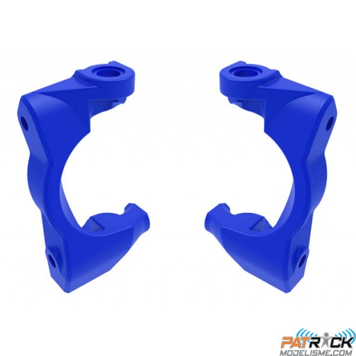 Etriers de fusées gauche et droit bleu (x2) – MINI MAXX