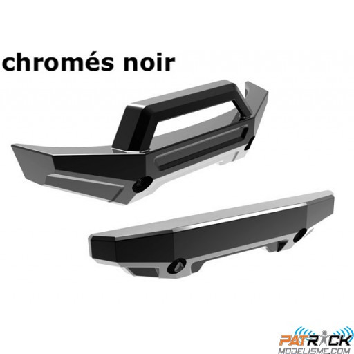 Pare-chocs avant et arrière chromés noir (option) – MINI MAXX