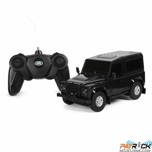 Jouet RC Land Rover Defender Noir 1/24