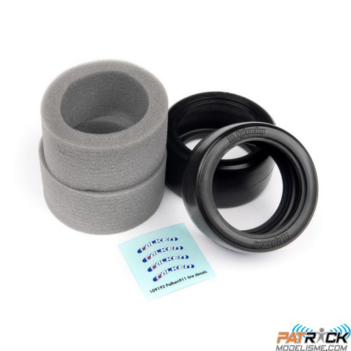 PNEUS FALKEN AZENIS SLICK 31MM AVANT 1/10 piste