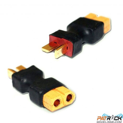Adaptateur compact Dean T mâle/XT60 femelle (PIECE)