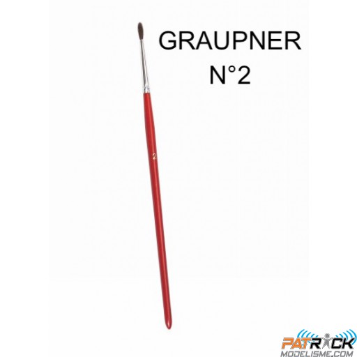 Pinceau Graupner N°2 spécial maquette