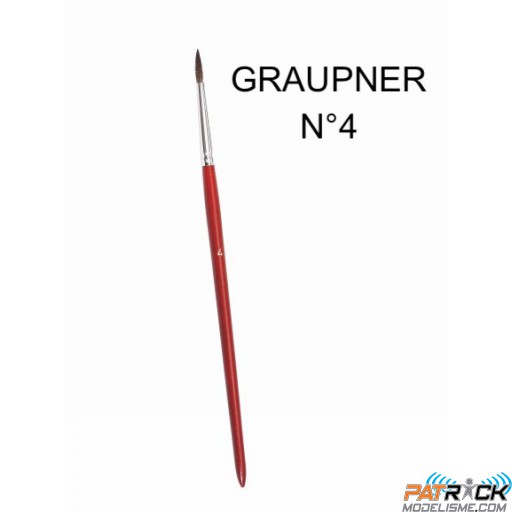 Pinceau Graupner N°4 spécial maquette