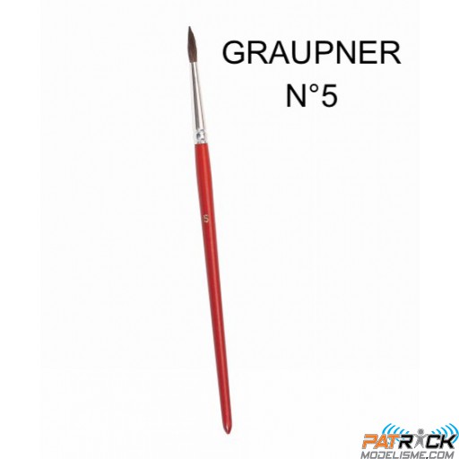 Pinceau Graupner N°5 spécial maquette