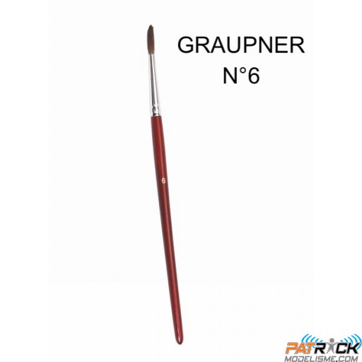 Pinceau Graupner N°6 spécial maquette