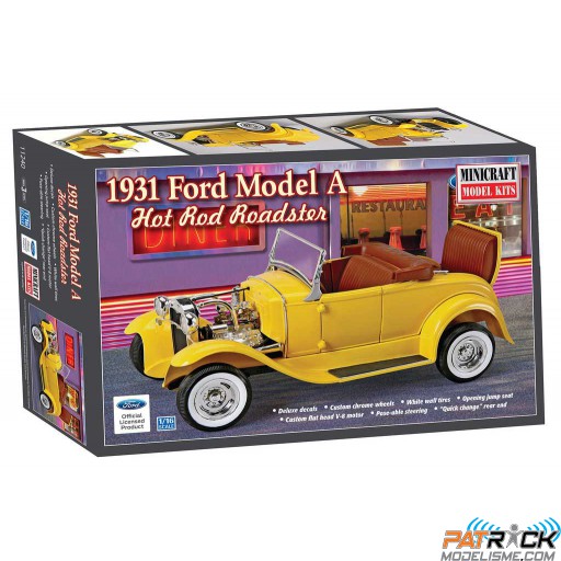 1/16e Minicraft Ford Roaster 1931 Hot Rod