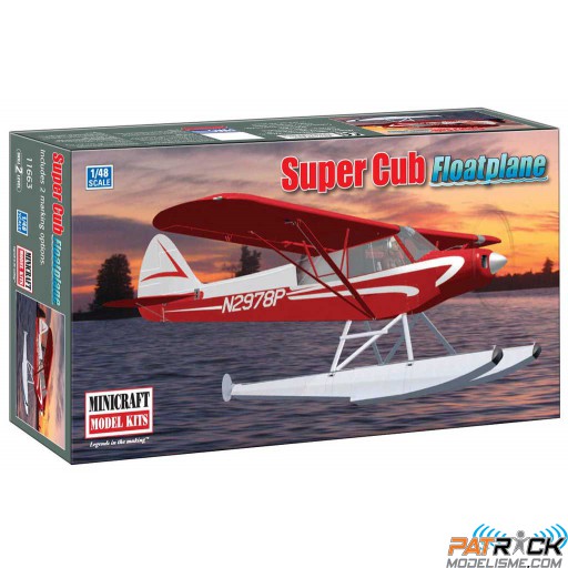 1/48e Minicraft Piper Super Cub hydravion