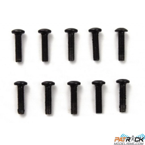 Set de vis tête bombée M3x12mm S10 LRP