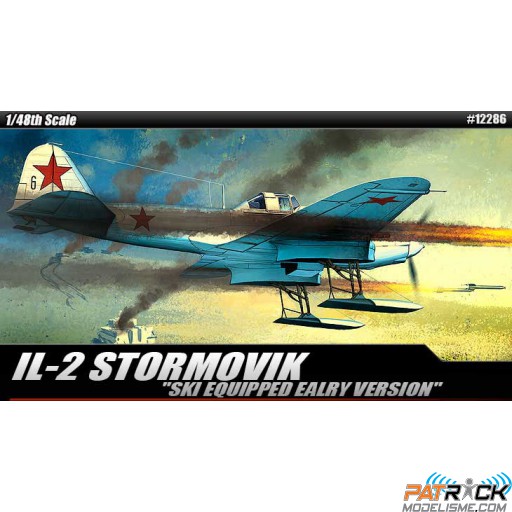 1/48e Academy IL-2 Stormovik + skis