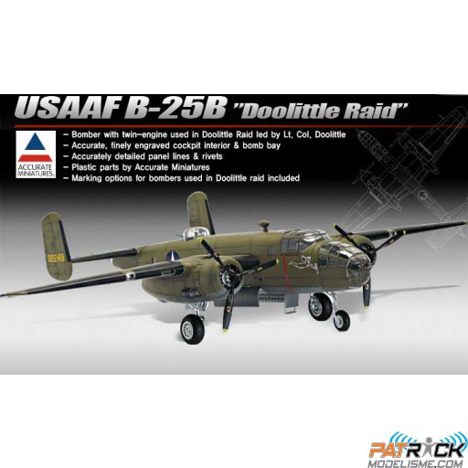 1/48e Academy B-25B Dootlittle raid