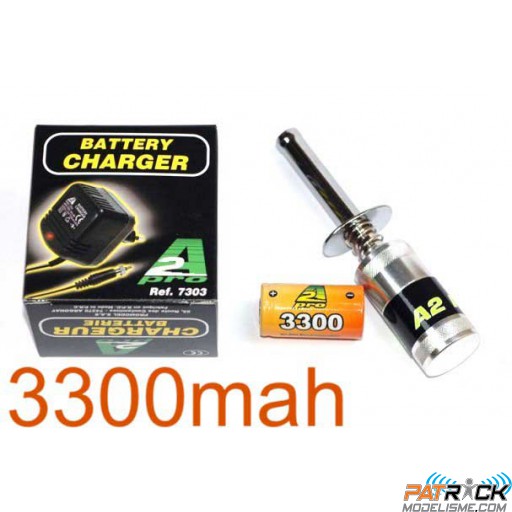 Chauffe bougie Metal Accus 3300mAh et chargeur